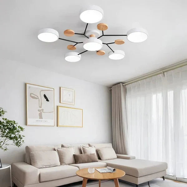 GlideRay™ Scandinavische LED-plafondlamp – productafbeelding 4