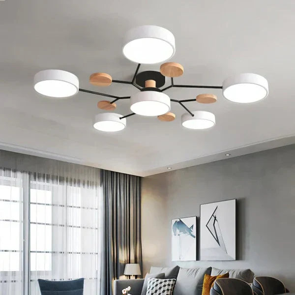 GlideRay™ Scandinavische LED-plafondlamp – productafbeelding 6