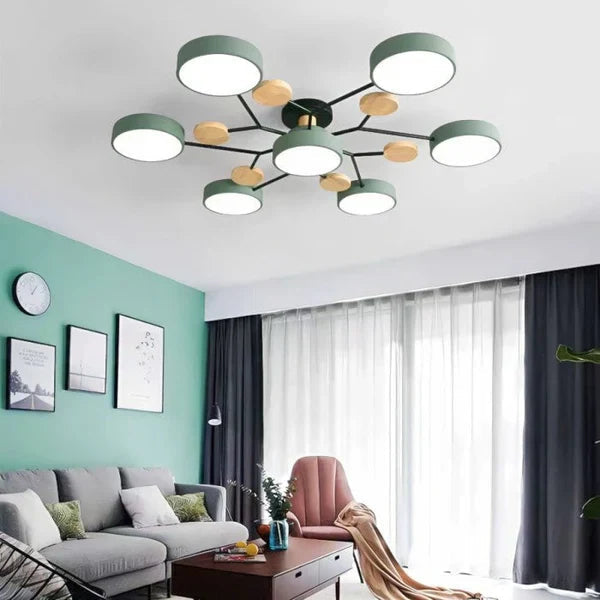 GlideRay™ Scandinavische LED-plafondlamp – productafbeelding 7