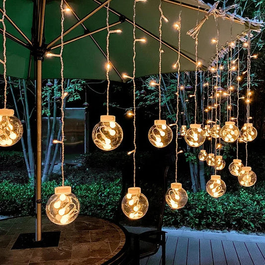 GlowAura™ weerbestendige LED-lichtslinger – productafbeelding 1