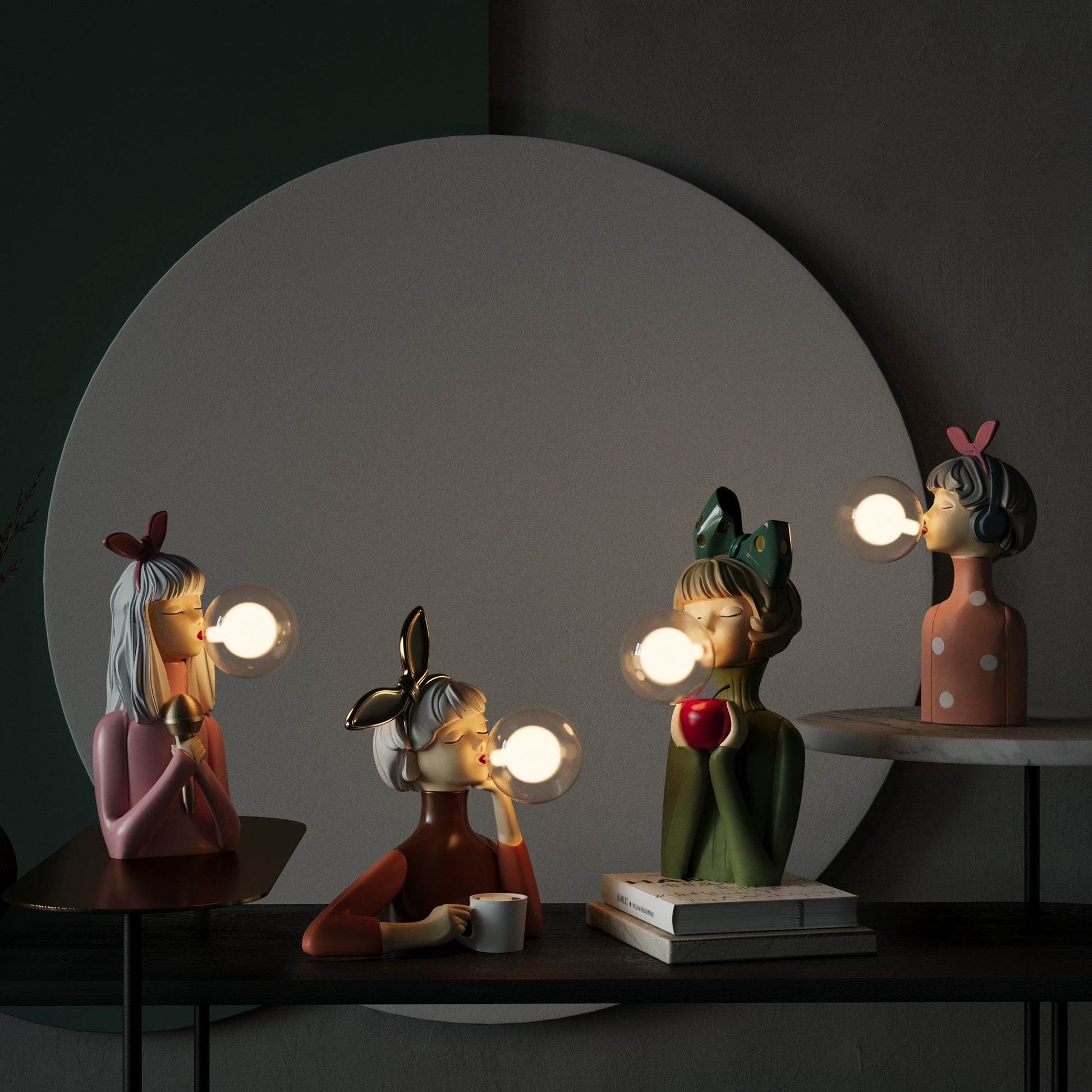 GlowGum™ handgemaakte tafellamp – productafbeelding 8