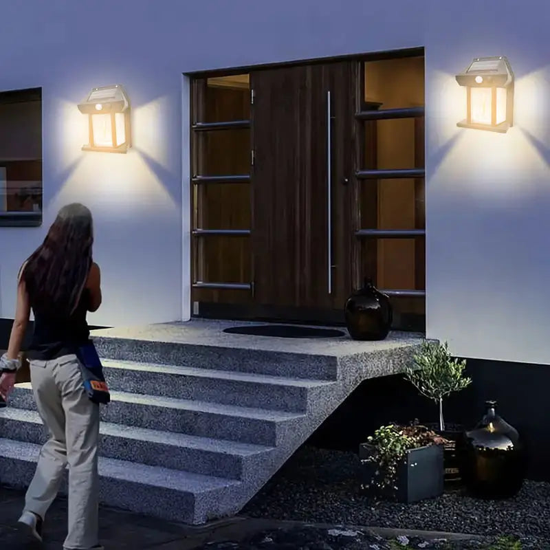 GlowMax™ solar wandlamp met bewegingssensor – productafbeelding 9