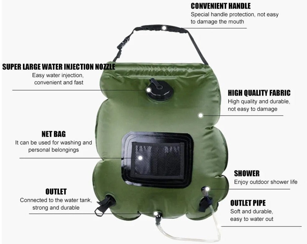 MANIKO™ draagbare campingdouche van 20 liter – productafbeelding 7