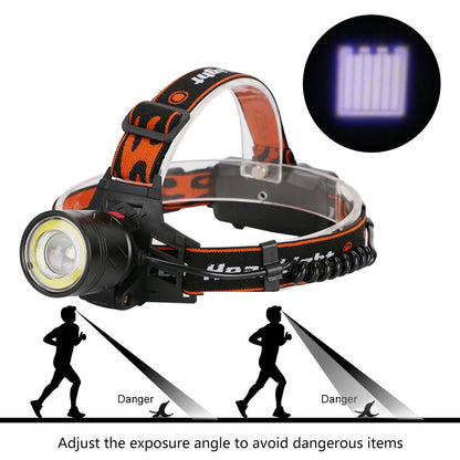 MANIKO™ verstelbare LED-campinghoofdlamp met zoom – productafbeelding 9