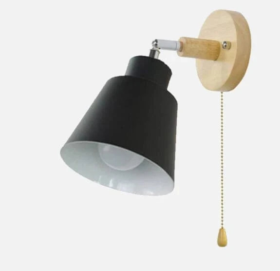 HavenGlow™ draaibare houten wandlamp met trekschakelaar – productafbeelding 9
