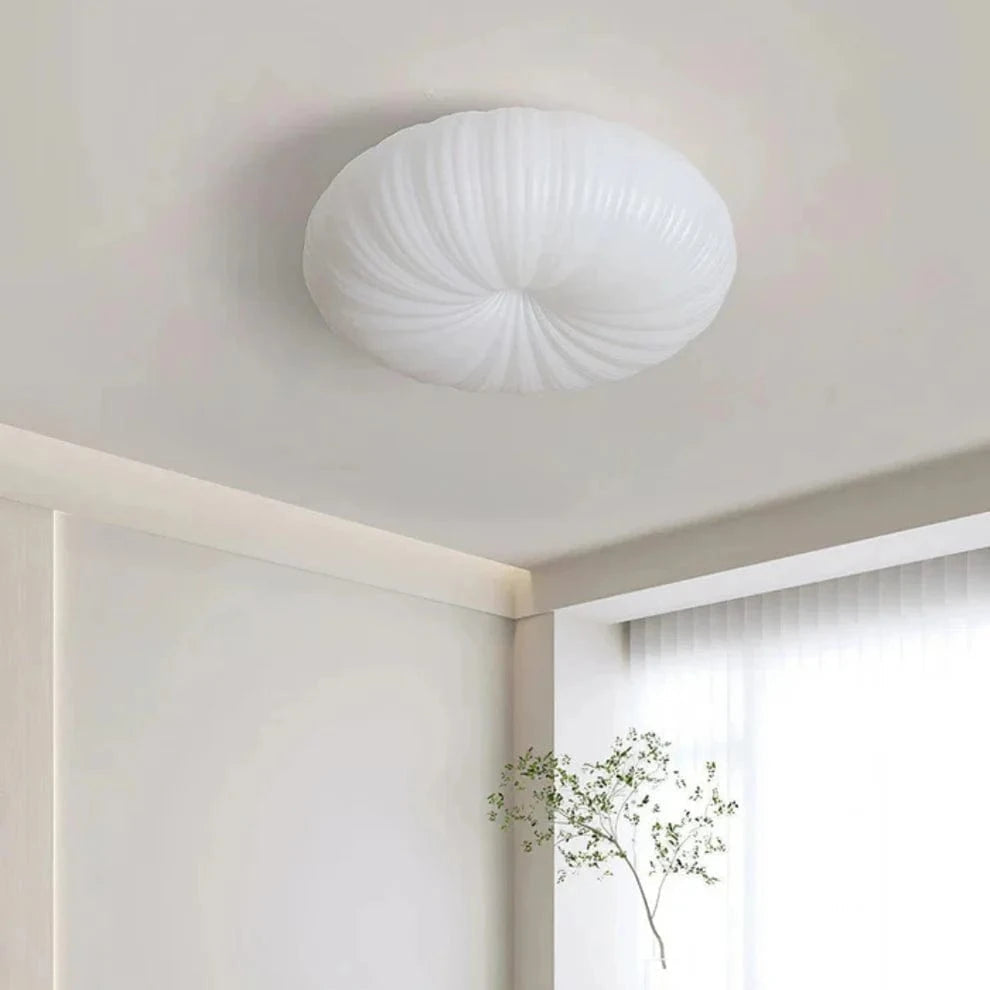 LumaGlow™ pompoenvormige LED-plafondlamp met 3 lichtkleuren – productafbeelding 3