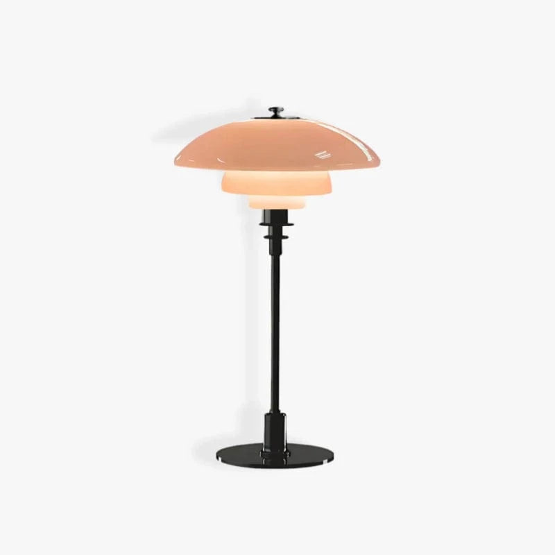 LumiLayer™ glazen tafellamp met gelaagde kap – productafbeelding 11