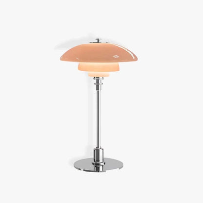 LumiLayer™ glazen tafellamp met gelaagde kap – productafbeelding 10