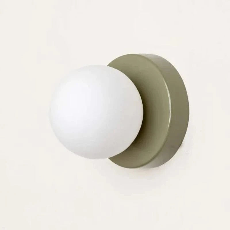 LumaSphere™ glazen bolwandlamp met LED-verlichting – productafbeelding 1