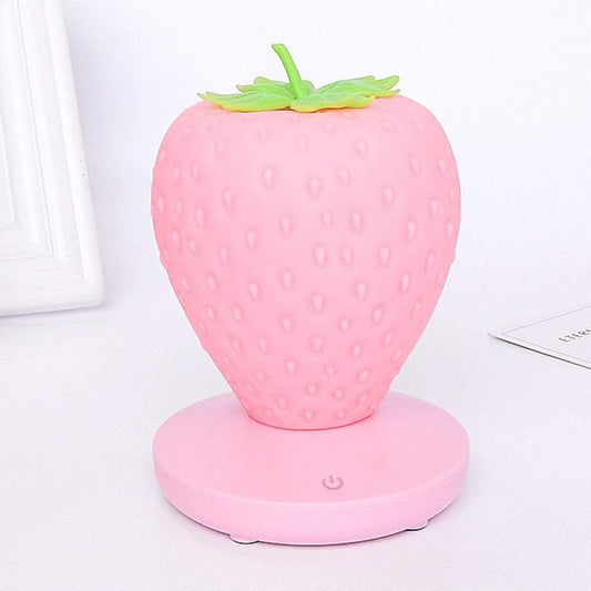 LumaBerry™ LED Night Light - Cozy Strawberry Design for Kids' Rooms 0