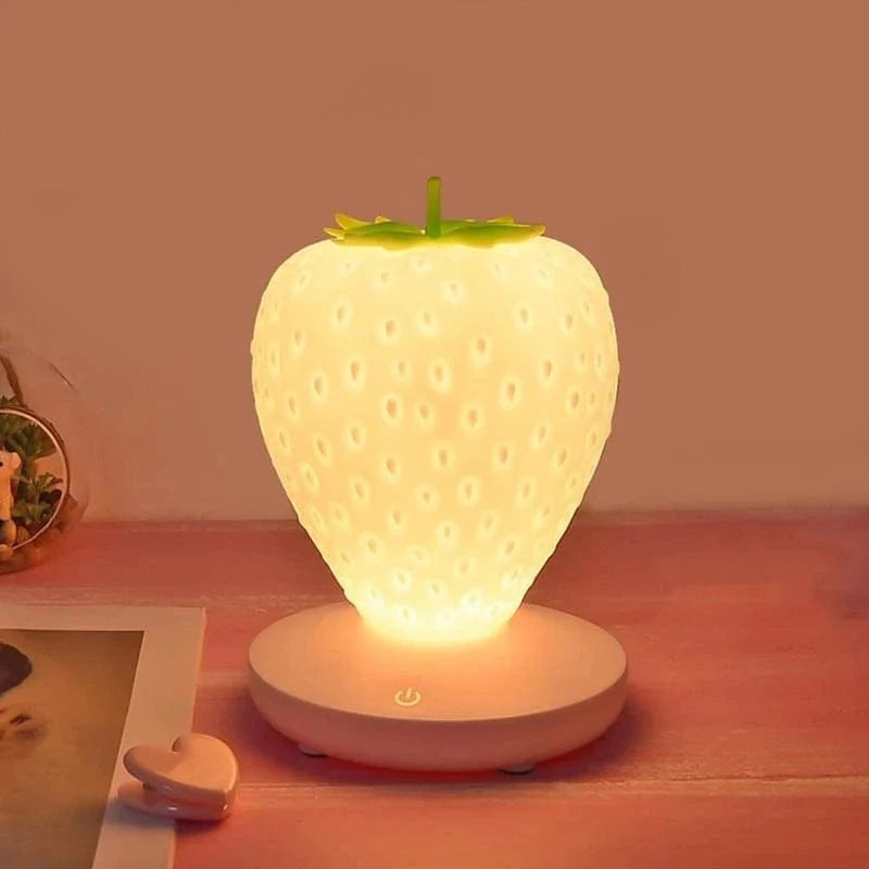 LumaBerry™ LED Night Light - Cozy Strawberry Design for Kids' Rooms 2