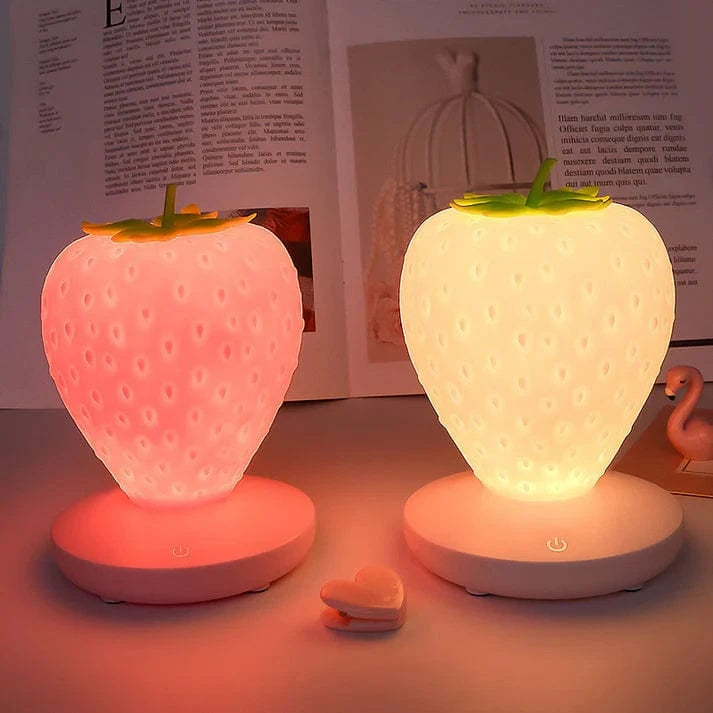LumaBerry™ LED Night Light - Cozy Strawberry Design for Kids' Rooms 5