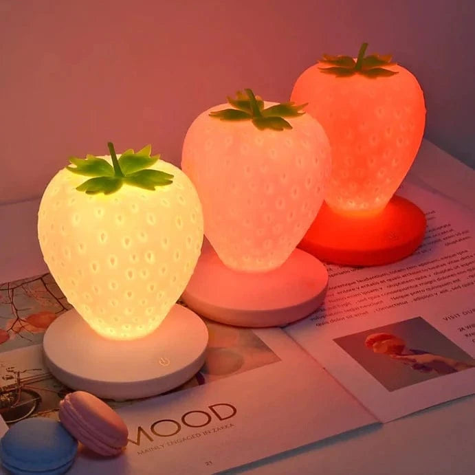 LumaBerry™ LED Night Light - Cozy Strawberry Design for Kids' Rooms 6