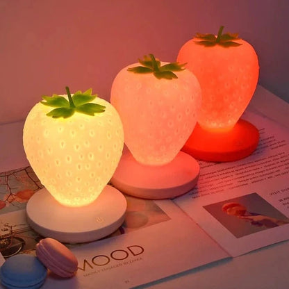 LumaBerry™ LED Night Light - Cozy Strawberry Design for Kids' Rooms 6