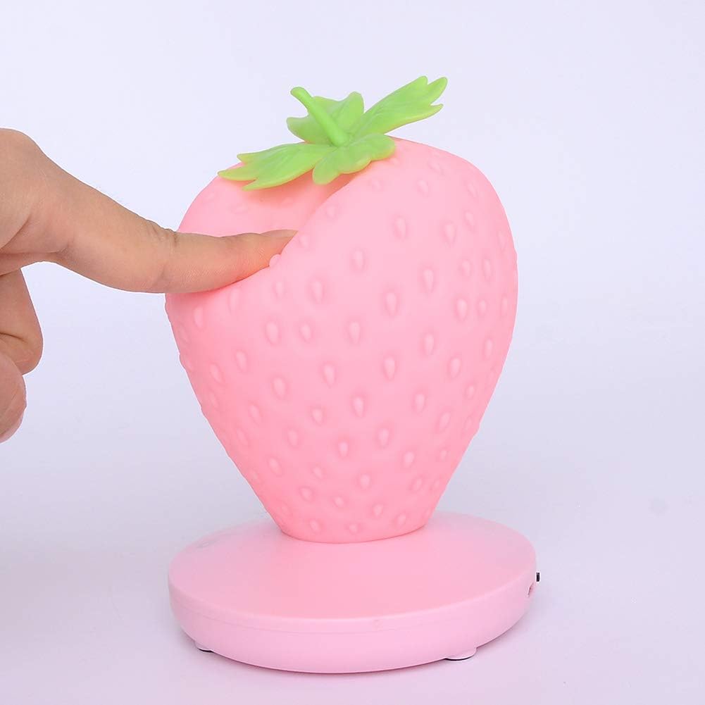 LumaBerry™ LED Night Light - Cozy Strawberry Design for Kids' Rooms 8