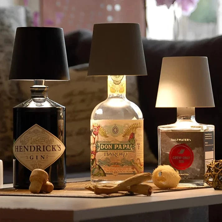 LumaBottle™ draadloze flessenlamp met touchbediening en dimmer – productafbeelding 3