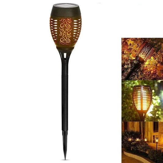 LumaFlame™ solar fakkellampen met realistisch vlameffect – productafbeelding 1