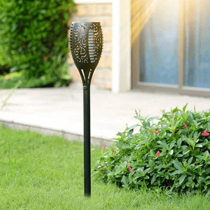 LumaFlame™ solar fakkellampen met realistisch vlameffect – productafbeelding 3
