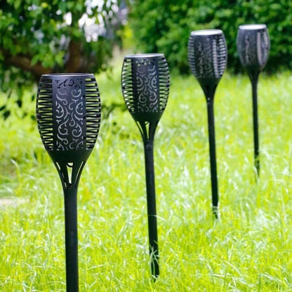 LumaFlame™ solar fakkellampen met realistisch vlameffect – productafbeelding 4