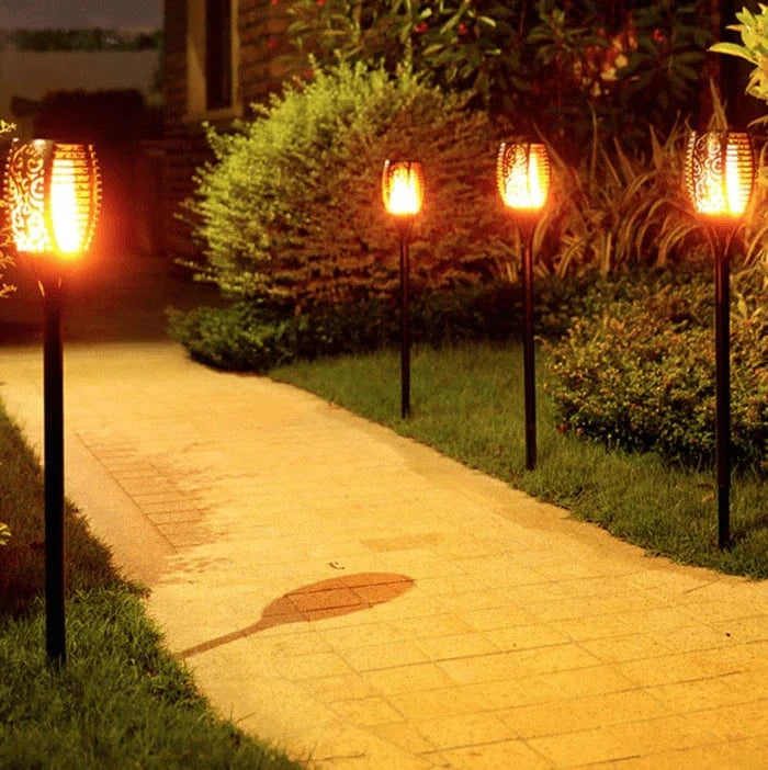 LumaFlame™ solar fakkellampen met realistisch vlameffect – productafbeelding 7
