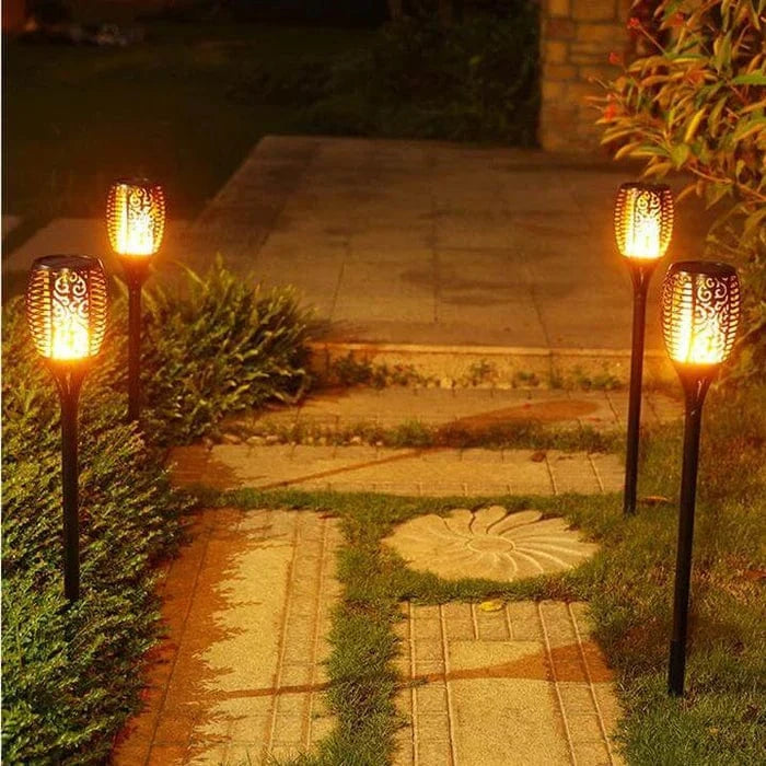 LumaFlame™ solar fakkellampen met realistisch vlameffect – productafbeelding 8