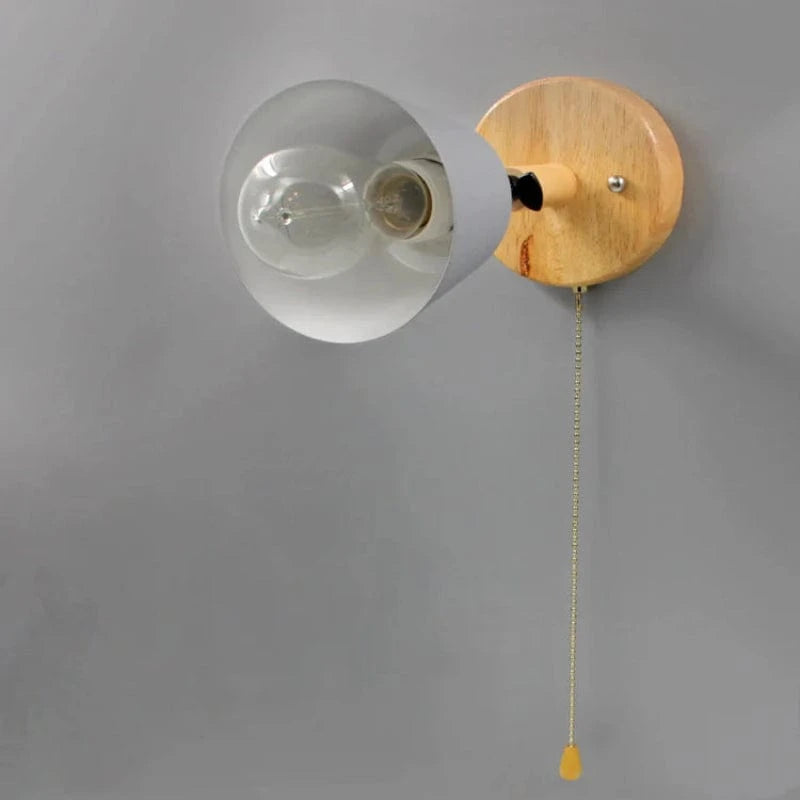 LumaLight™ verstelbare macaron wandlamp met houten arm – productafbeelding 4