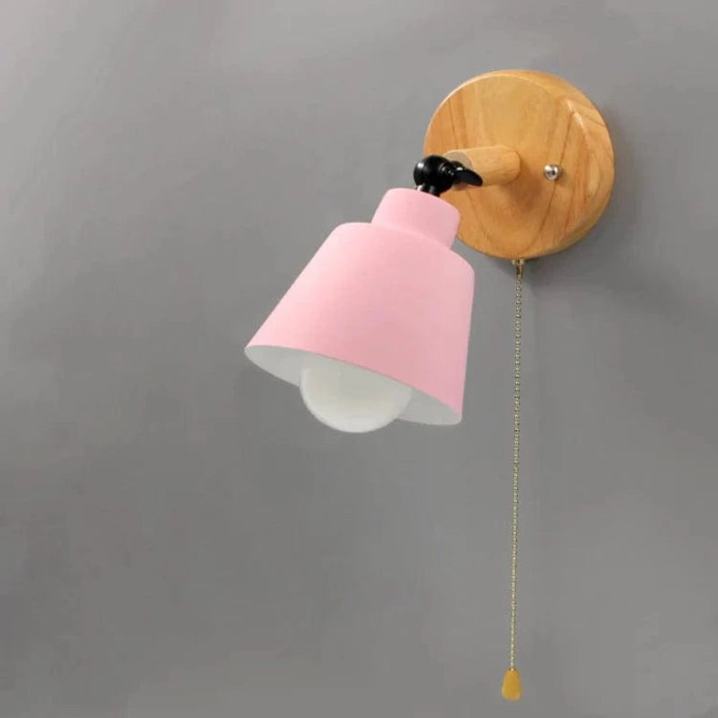 LumaLight™ verstelbare macaron wandlamp met houten arm – productafbeelding 8