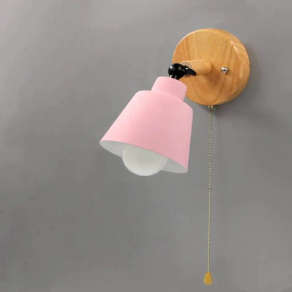 LumaLight™ verstelbare macaron wandlamp met houten arm – productafbeelding 8
