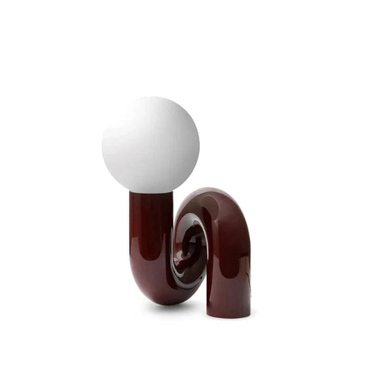 LumaSphere™ S-vormige glazen tafellamp – productafbeelding 1