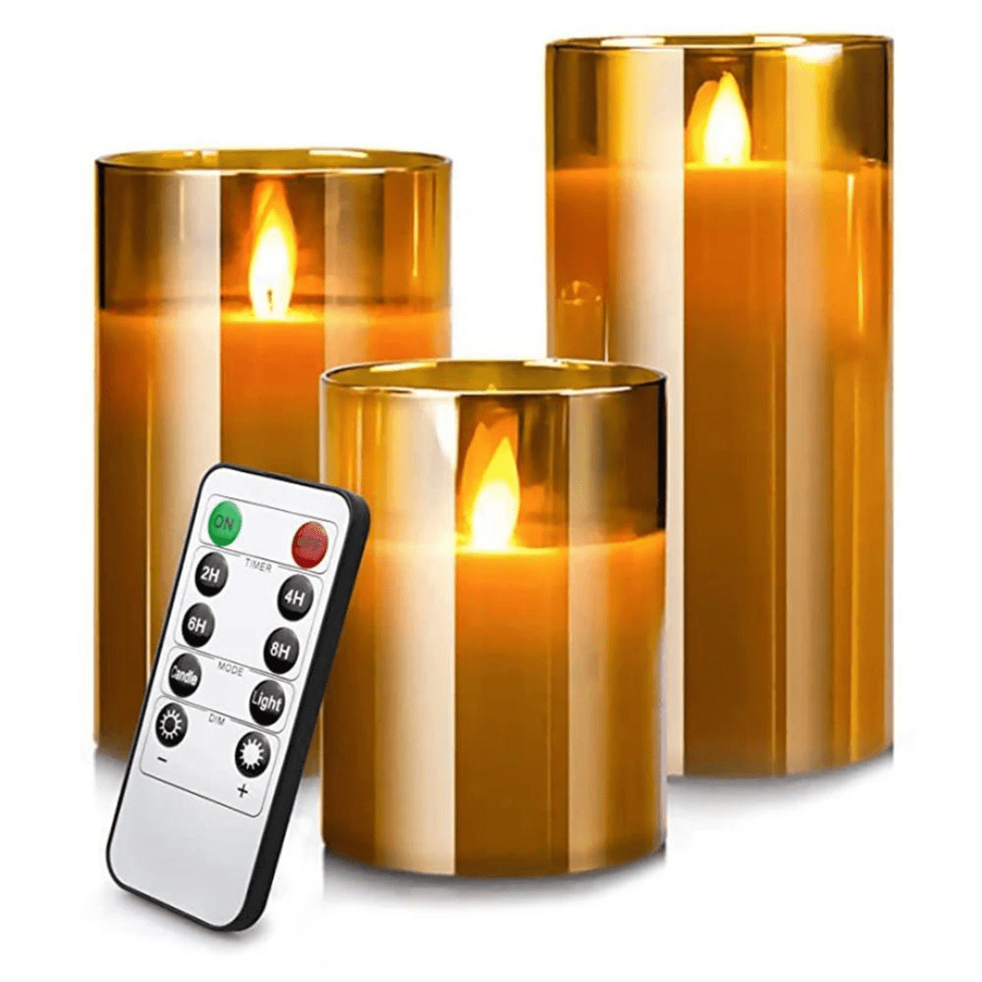 LumaGlow™ vlamloze LED-kaarsen met afstandsbediening – productafbeelding 4
