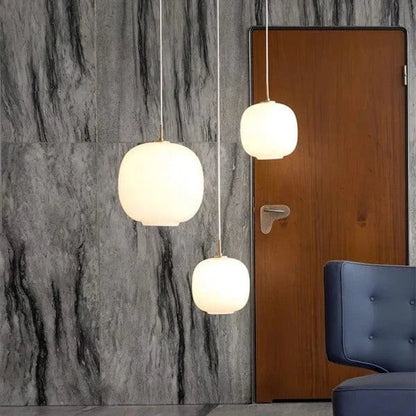 LumaSphere™ hanglamp van handgeblazen opaalglas – productafbeelding 4
