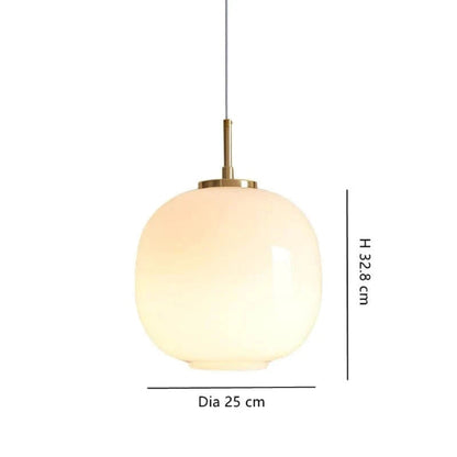 LumaSphere™ hanglamp van handgeblazen opaalglas – productafbeelding 7