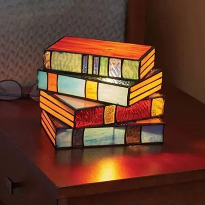 BookLuxe™ glazen Art Deco tafellamp – afbeelding 5