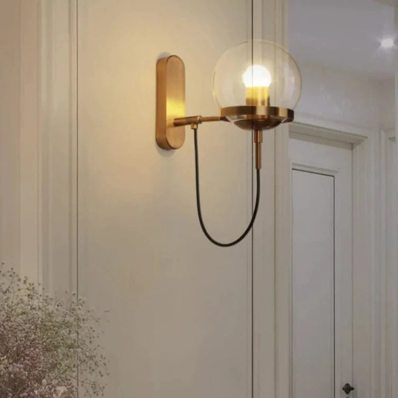 LumaSphere™ industriële wandlamp met glazen bol – productafbeelding 6