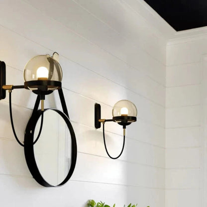 LumaSphere™ industriële wandlamp met glazen bol – productafbeelding 9