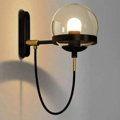LumaSphere™ industriële wandlamp met glazen bol – productafbeelding 10