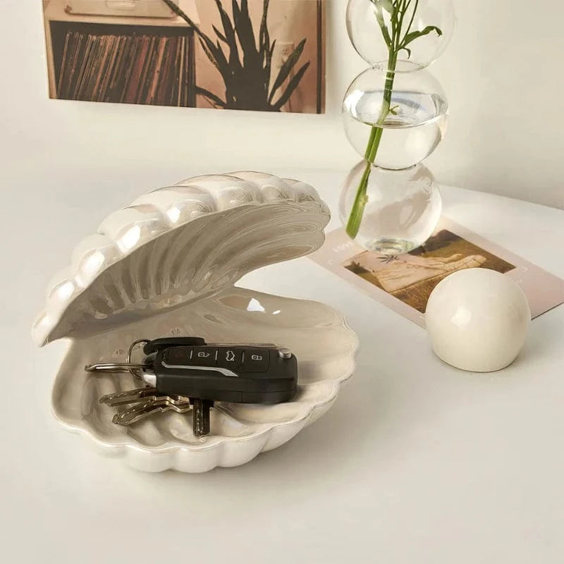 LumaShell™ keramische schelplamp met kleurveranderende LED-parel – productafbeelding 4
