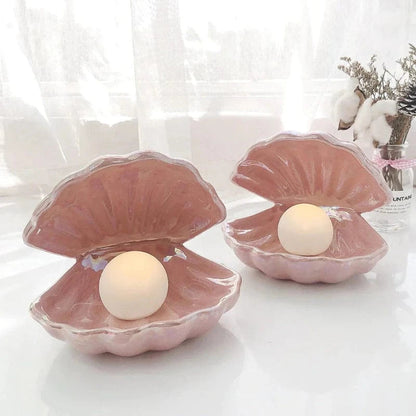 LumaShell™ keramische schelplamp met kleurveranderende LED-parel – productafbeelding 7