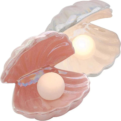 LumaShell™ keramische schelplamp met kleurveranderende LED-parel – productafbeelding 9