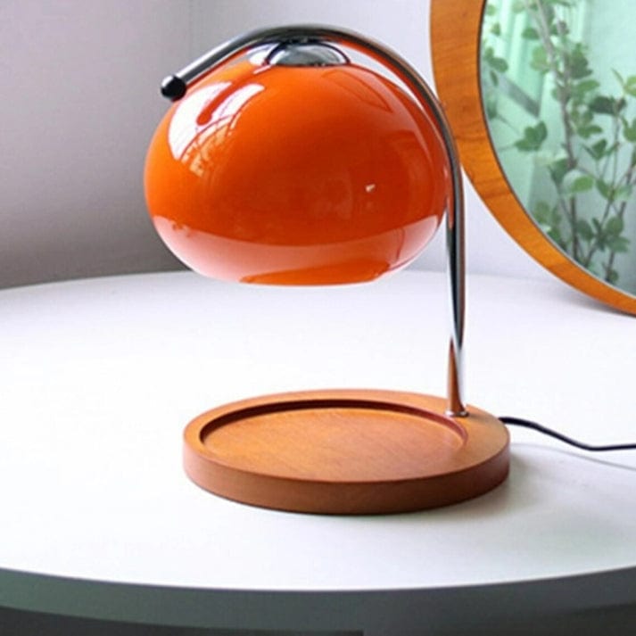 LumaGlow™ dimbare kaarsenwarmer met retro glazen kap – productafbeelding 3