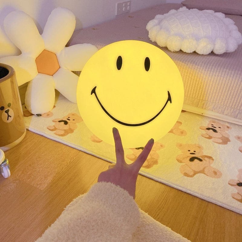 JoyGlow™ oplaadbare smiley LED-tafellamp voor kinderkamer – productafbeelding 6