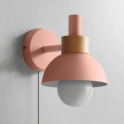 LumiCharm™ macaron wandlamp met trekschakelaar – productafbeelding 1