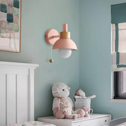 LumiCharm™ macaron wandlamp met trekschakelaar – productafbeelding 6