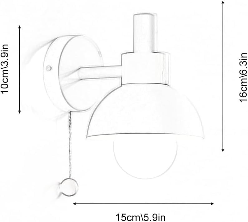 LumiCharm™ macaron wandlamp met trekschakelaar – productafbeelding 7