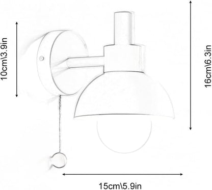 LumiCharm™ macaron wandlamp met trekschakelaar – productafbeelding 7