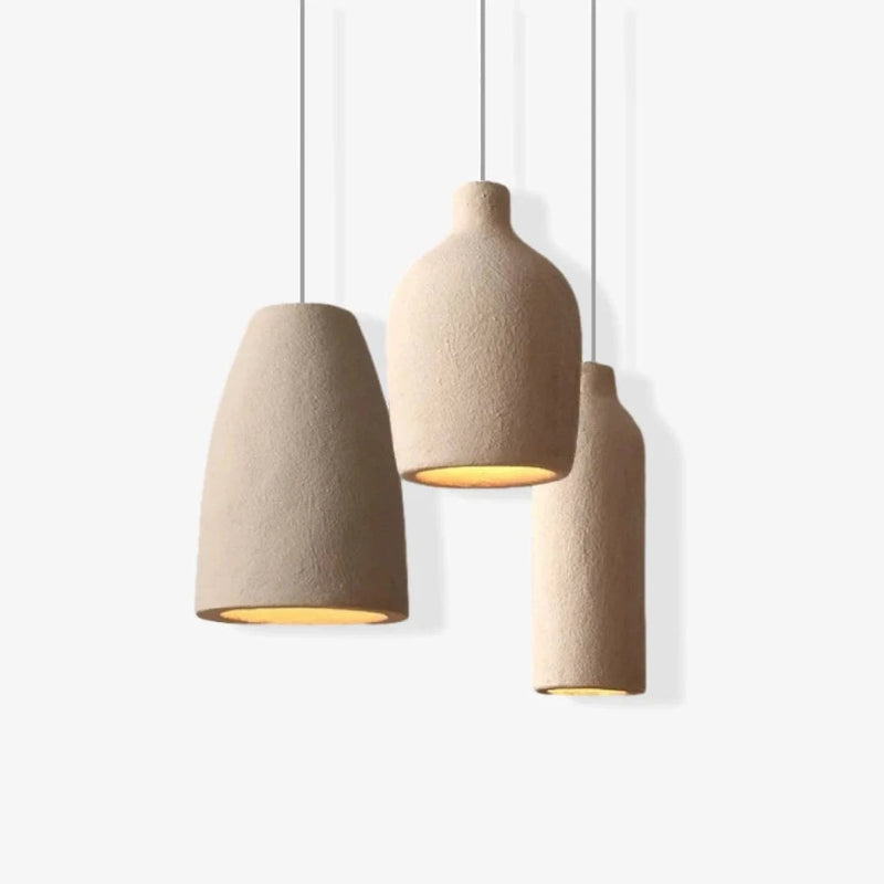 WabiGlow™ terracotta hanglamp in Wabi-Sabi stijl – productafbeelding 2