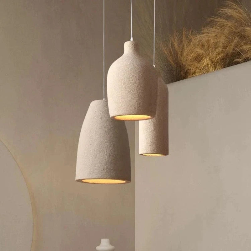 WabiGlow™ terracotta hanglamp in Wabi-Sabi stijl – productafbeelding 4
