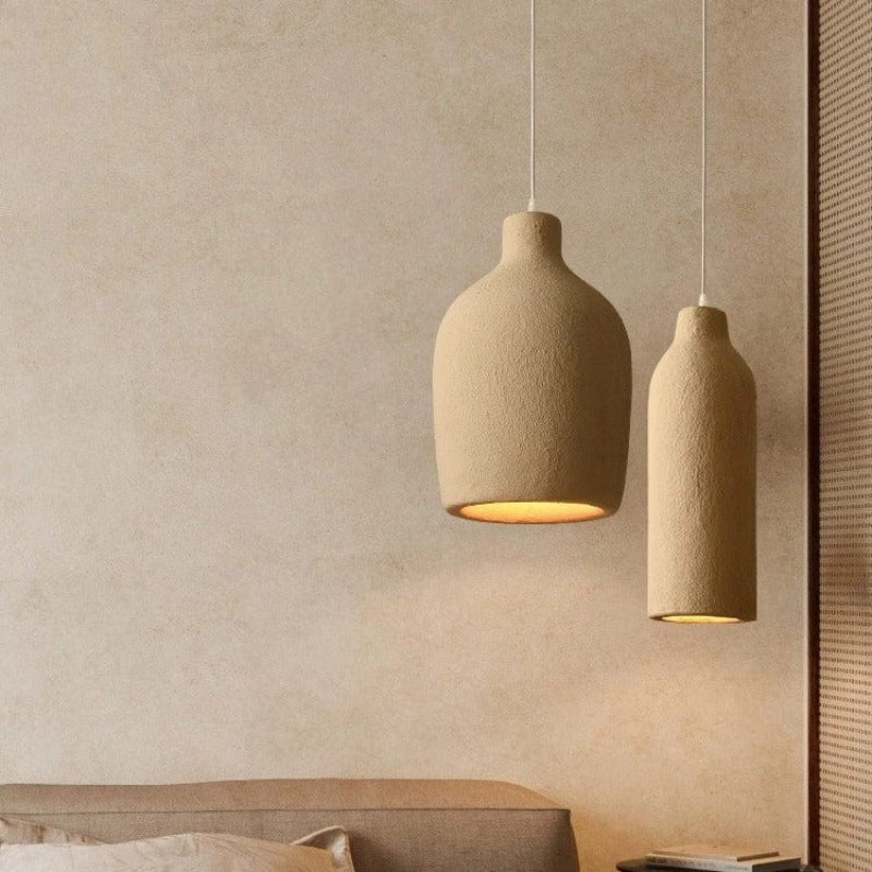 WabiGlow™ terracotta hanglamp in Wabi-Sabi stijl – productafbeelding 5