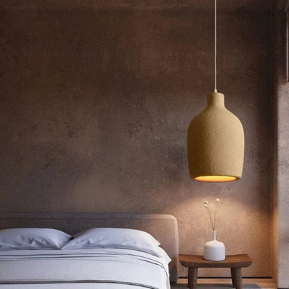 WabiGlow™ terracotta hanglamp in Wabi-Sabi stijl – productafbeelding 6