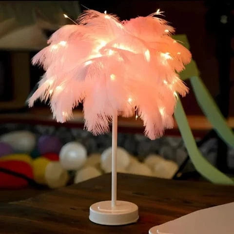 FeatherGlow™ draadloze veren tafellamp – productafbeelding 4